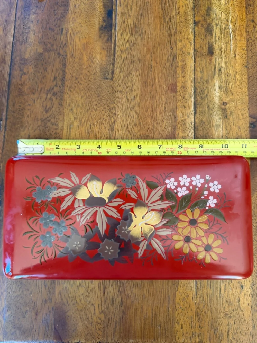 Maruni lacquerware box from Occupied Japan | 1940s vintage